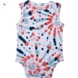 Spearmintlove Sleeveless Bodysuit, Desert Jewel Tie Dye